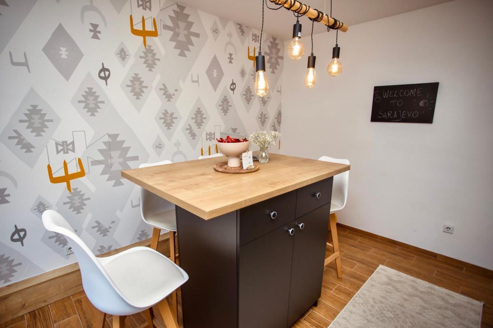 Mak Apartment - Free Parking - Balcony 塞拉耶佛 外观 照片
